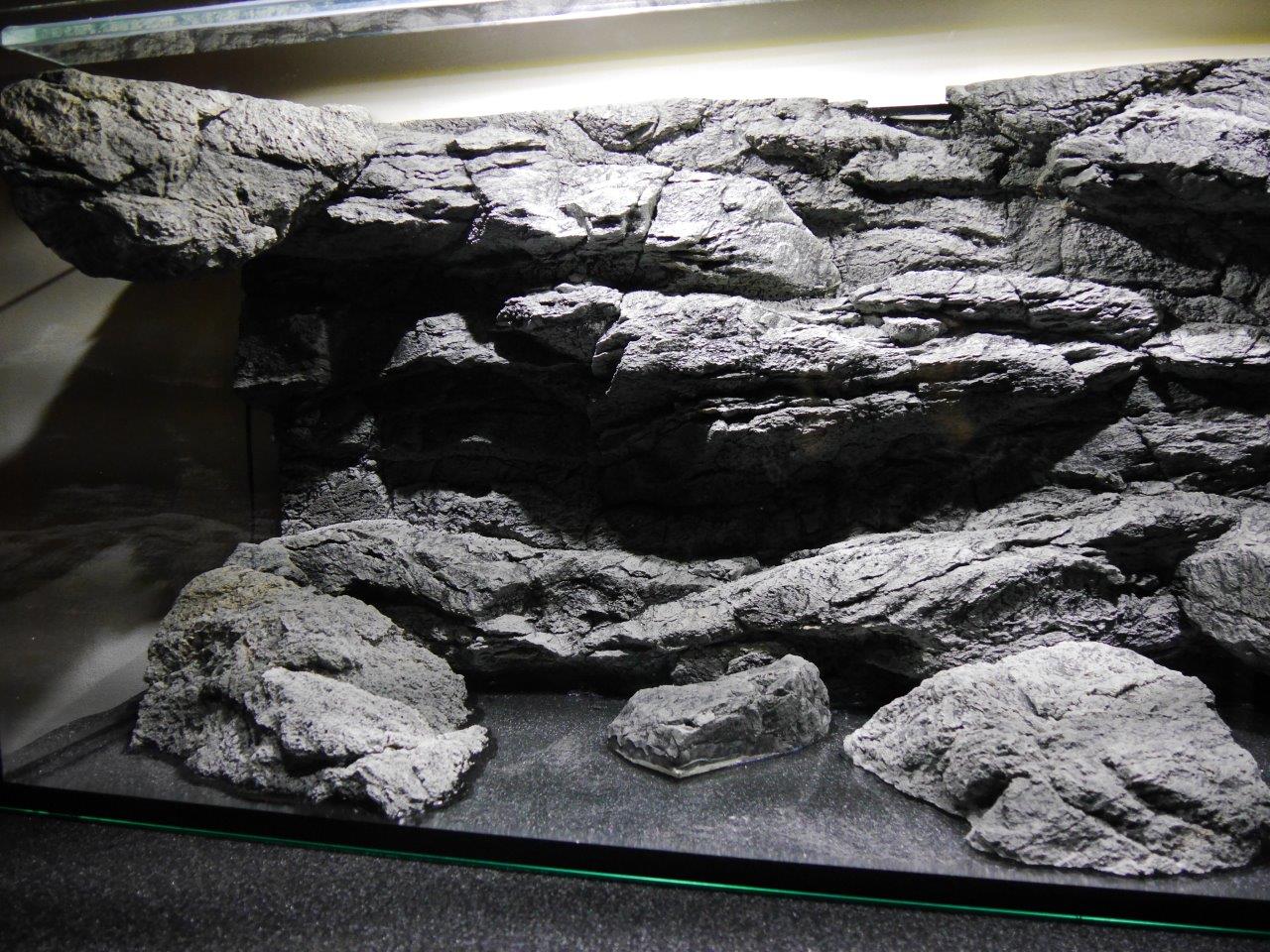 Zullen stopverf gewoontjes Alimar Grey Gneiss 160x60 cm - ARSTONE aquarium achterwanden